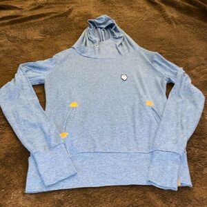 Pullover tshirt material hoodie